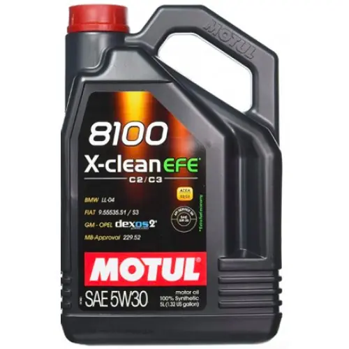 Bezpieczne zakupy | OLEJ SILNIKOWY MOTUL 5W-30 8100 X-CLEAN EFE C3 C2 5L