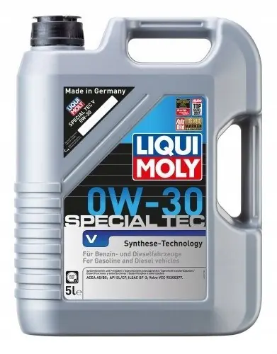 OLEJ SILNIKOWY 0W-30 LIQUI MOLY 2853 SPECIAL TEC V 5L | Superoferta
