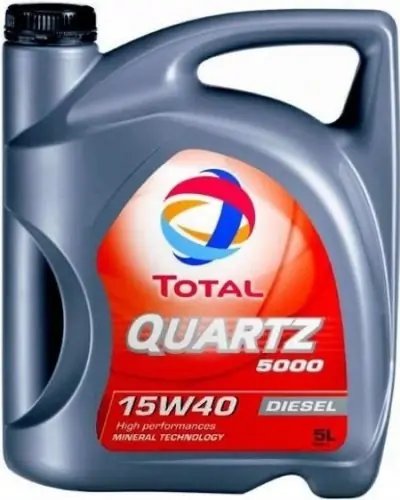 OLEJ 15W-40 TOTAL QUARTZ DIESEL 5000 5L | Nowość w sklepie