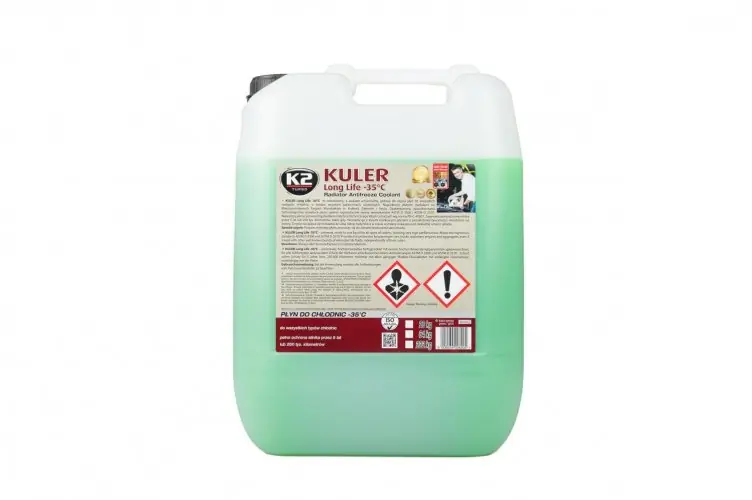 PŁYN DO CHŁODNIC K2 W406Z KULER -35°C ZIELONY 20KG | Ograniczona ilość