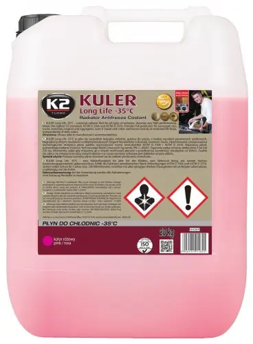 Już w sprzedaży | PŁYN DO CHLODNIC K2 W406R KULER 35C RÓŻOWY 20KG