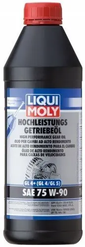 OLEJ PRZEKŁADNIOWY GL4+ 1L LIQUI MOLY 20462 75W901 | Hit