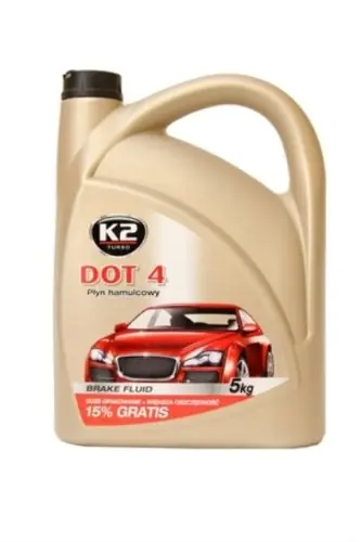 PLYN HAMULCOWY DOT-4 5L K2 | Tylko kilka sztuk
