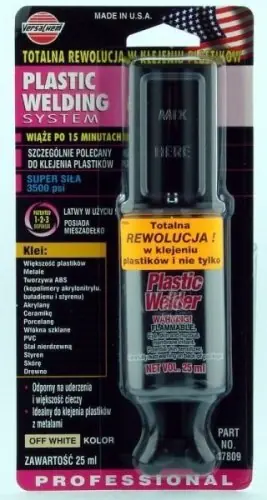 Bezpieczne zakupy | KLEJ DO PLASTIKU PLASTIC WELDING 25 ML
