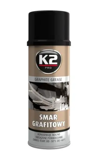 K2-SMAR GRAFITOWY 400ML SPRAY DO KON | Oszczędź