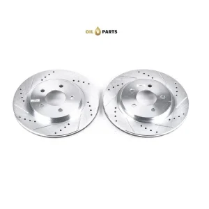 2011-2014 Mustang v8 (2-Tłoczkowy) Power Stop z26 Tarcze Hamulcowe Przód | Oszczędź