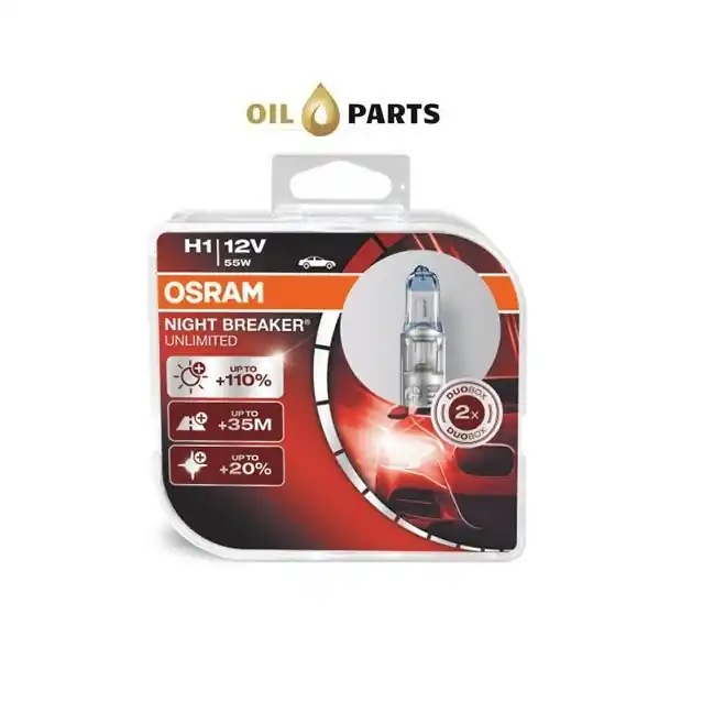 Hit - ŻARÓWKA OSRAM H1 Night Breaker Unlimited +110% box 2szt.
