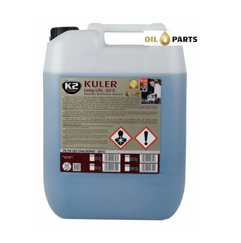 Płyn Do Chłodnic k2 Kuler -35c Niebieski 20l | Na zamówienie