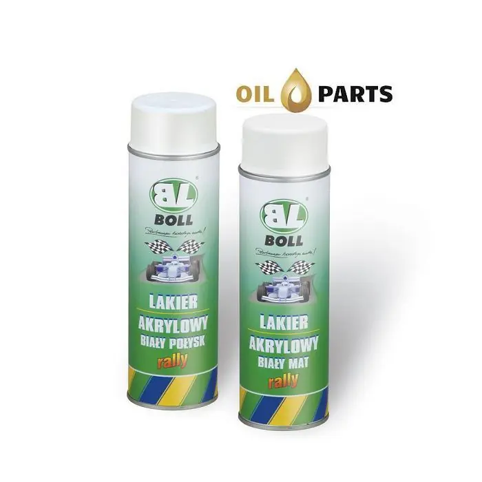 Boll Lakier Akrylowy Biały Mat Spray 500ml - Bezpośrednio od producenta