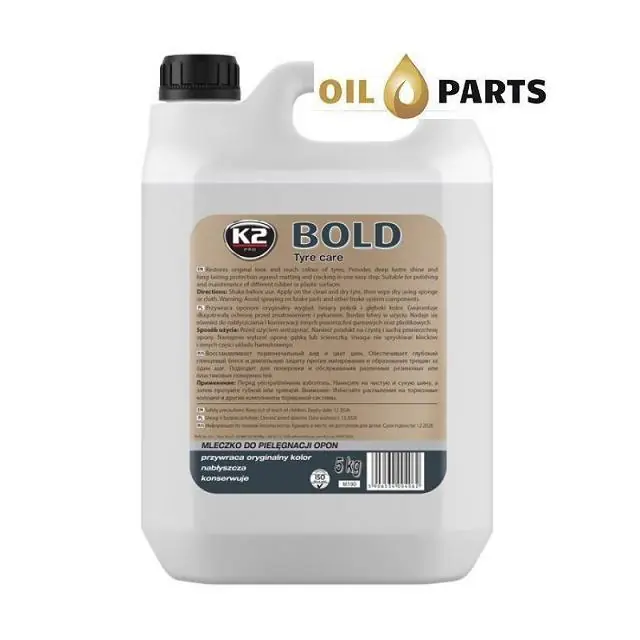 Produkt polecany | k2 Bold 5l Środek Do Nabłyszczania Opon