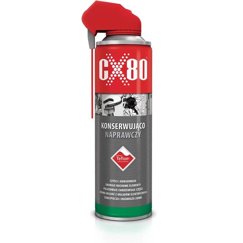 cx80 Konserwująco Naprawczy Z Teflonem Duospray 250 Ml - Hit sprzedażowy