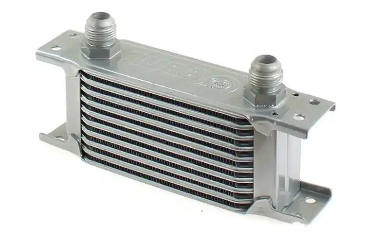 Nie zwlekaj - Chłodnica Oleju TurboWorks Slim Line 10-rzędowa 140x75x50 AN10 Silver