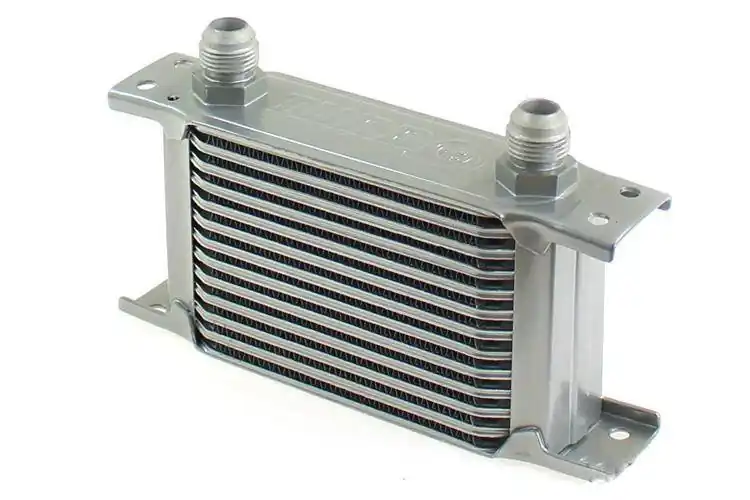 Megacena | TurboWorks Oil Cooler Slim Line 13-rows 140x100x50 AN8 Silver