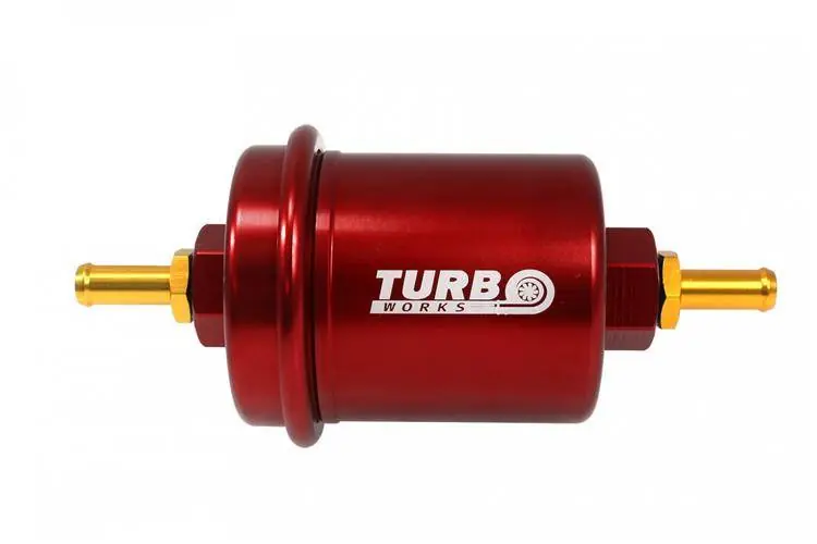 Cena po obniżce - Filtr paliwa TurboWorks 10mm Czerwony