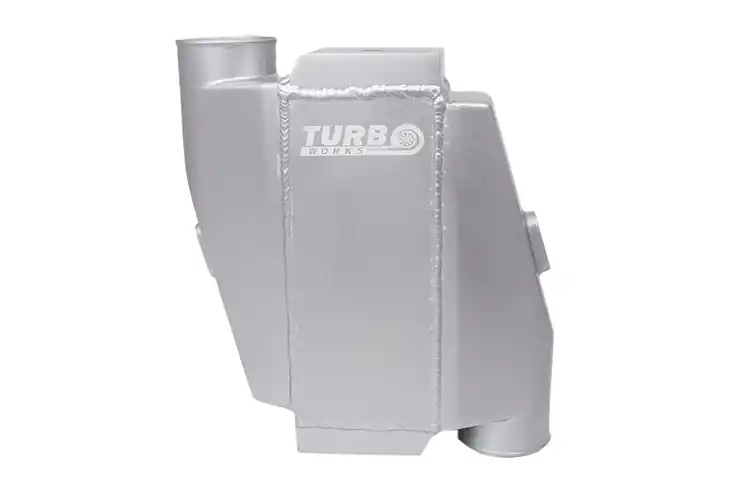 Intercooler wodny TurboWorks 255x115x115 3" 2x90st flip - Zniżka