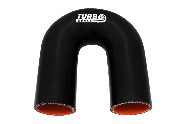 Na zamówienie - Elbow 180deg TurboWorks Pro Black 70mm