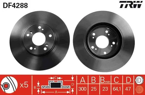 TARCZA HAM. HONDA CIVIC VI HATCHBACK (EU, EP, ES) | Nowa pozycja w ofercie