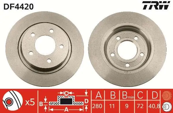 Właśnie dodano - TARCZA HAM. TYLNA 276X11MM MAZDA 3 2003=> (BK) MAZDA 5 (CR19) 2005=>