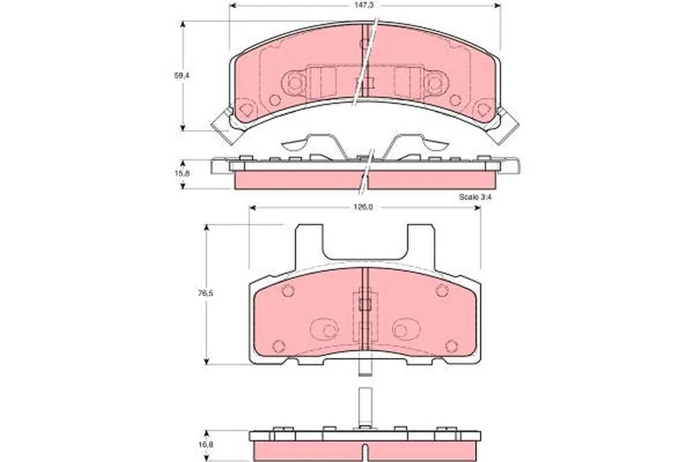 Nowy produkt - KLOCKI HAM. CADILLAC,CHEVROLET,DODGE ESCALADE,ASTRO BOX,ASTRO BUS,BLAZER