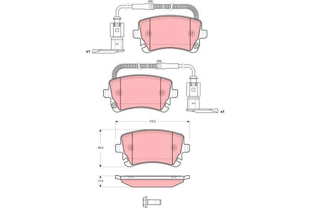 KLOCKI HAM. /Z CZUJNIKIEM/ AUDI A4 RS4 QUATTRO 05-,VW PHAETON 3.2 V6 02- | Zniżka