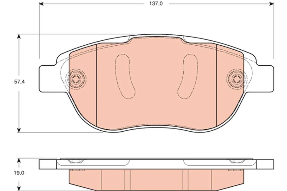 Niska cena - KLOCKI HAM.PRZEDNIE PEUGEOT 307 08/00- CITROEN XSARA PICASSO 12/99-