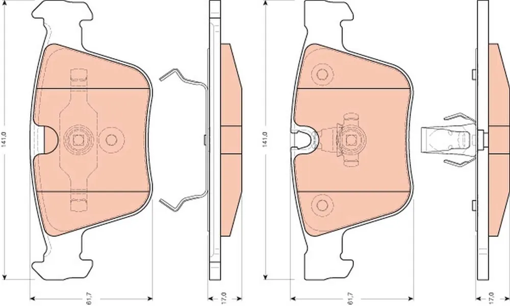 Nowość - KLOCKI HAM. MERCEDES BENZ M-CLASS (W164),R-CLASS (W251, V251),S-CLASS (W