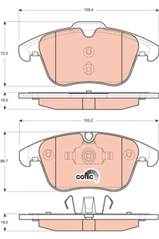 Nie przegap okazji - KLOCKI HAM. PRZEDNIE JAGUAR S-TYPE (CCX),XF,XK 8 CONVERTIBLE (QDV),XK CONVERTIBLE