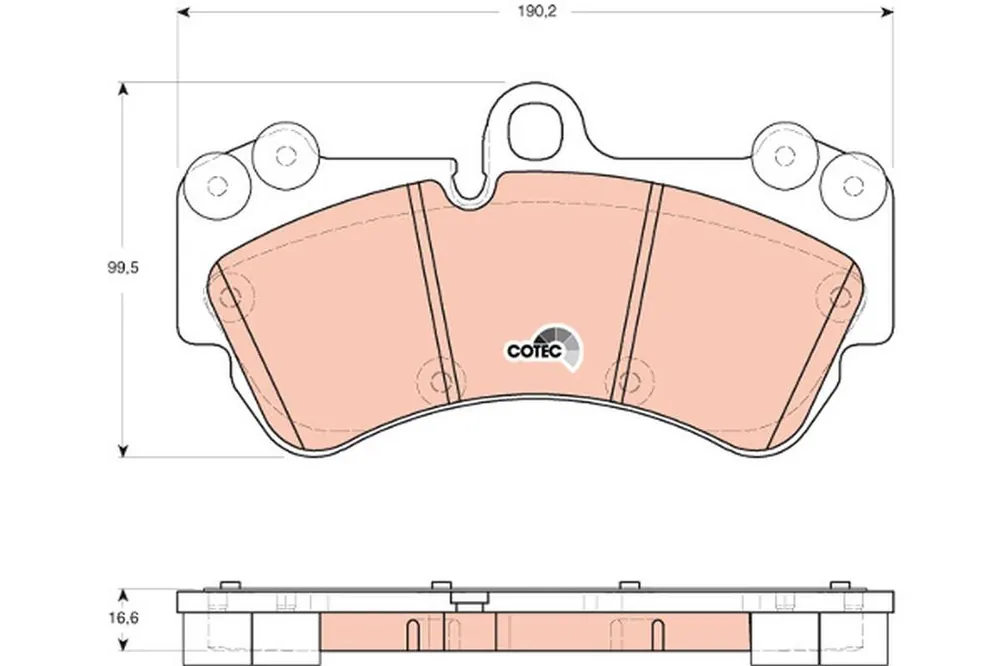 KLOCKI HAM. PRZEDNIE /SYS. BREMBO/ VW TOUAREG (7LA, 7L6, 7L7) 02- PORSCHE CAYENNE 3,2 03-04 - Ostatnie dni promocji