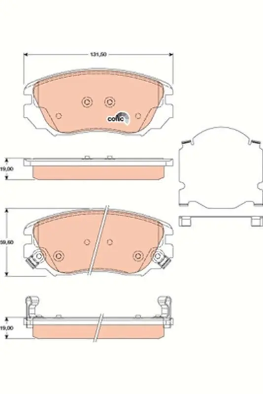 KLOCKI HAM. PRZEDNIE KOŁA 16 OPEL INSIGNIA 2008=> - Oszczędź więcej