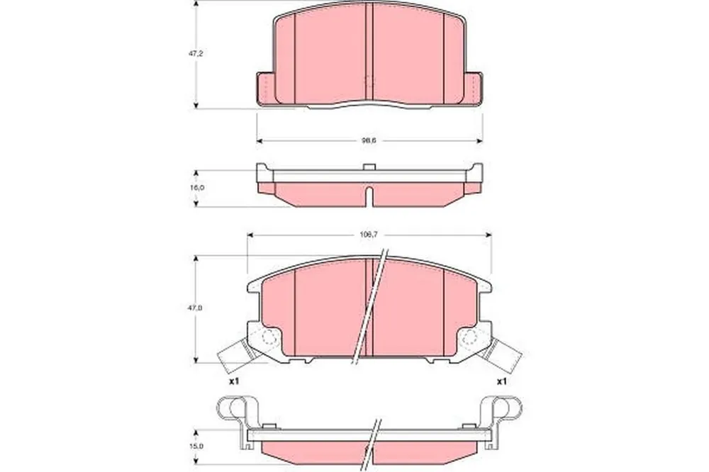 Dodaj do koszyka | KLOCKI HAM. TOYOTA MR 2 (_W1_),MR 2 (_W2_),MR 2 (_W3_)