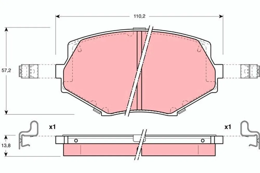 Łatwy zwrot | KLOCKI HAM. MAZDA MX-5 I (NA),MX-5 II (NB)