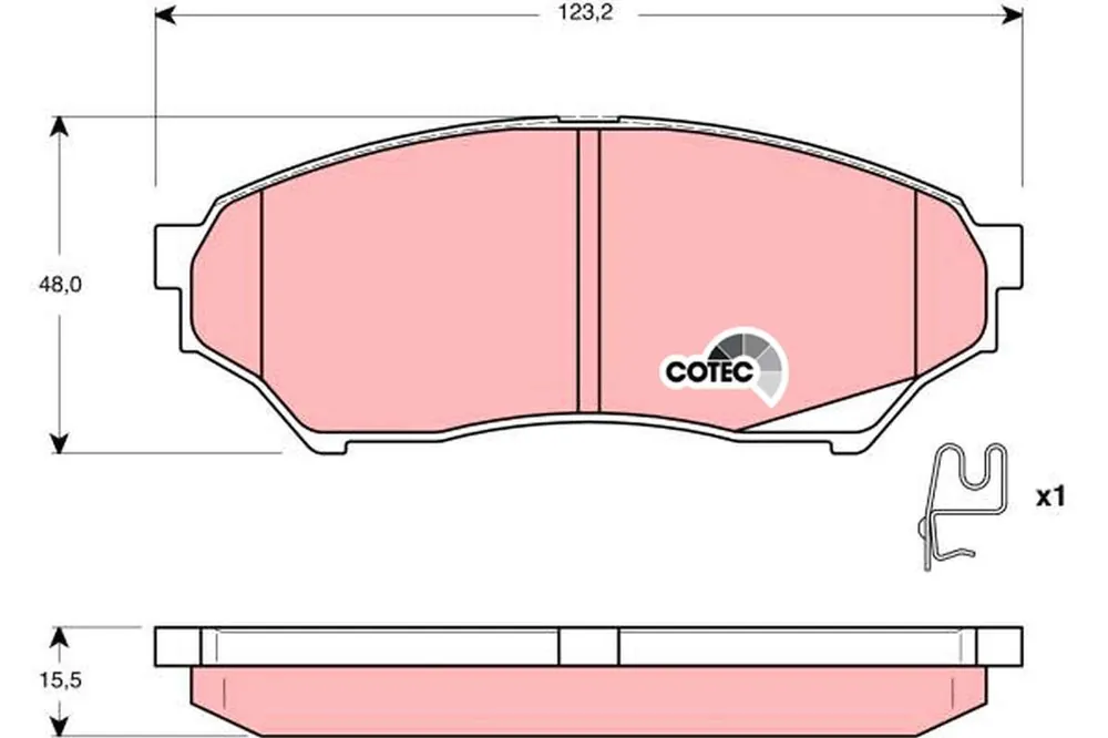 KLOCKI HAM. PRZEDNIE MITSUBISHI PAJERO PININ (H6_W, H7_W) 10/99- | Wysoka jakość