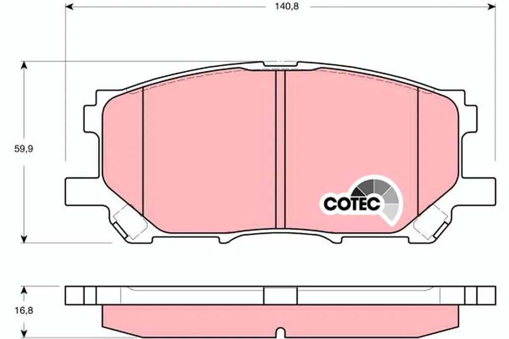 Sprawdzony wybór - KLOCKI HAM. PRZEDNIE LEXUS RX 300 4/2003-
