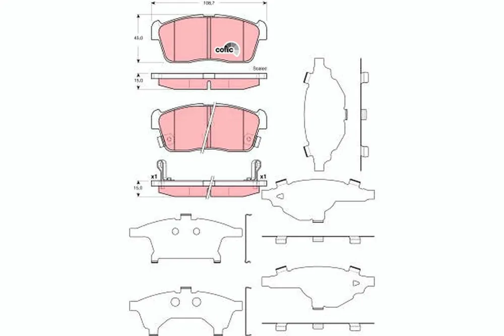Bardzo popularny produkt | KLOCKI HAM. DAIHATSU,SUBARU,SUZUKI COPEN,CUORE VIII,SIRION (M3_),JUSTY I