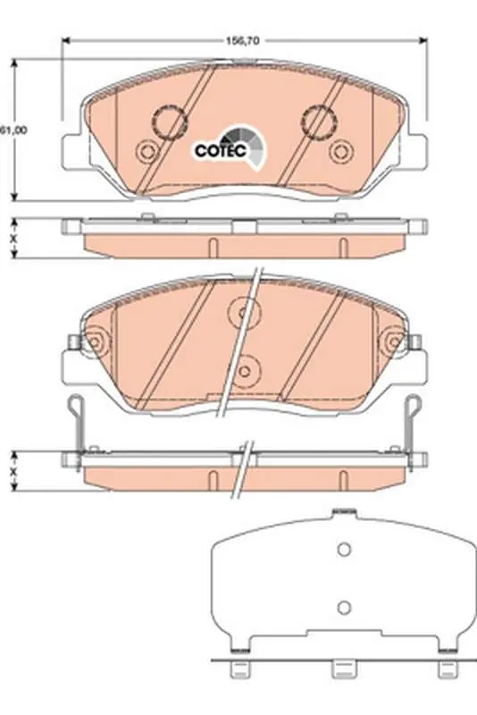 Jeszcze taniej - KLOCKI HAM. PRZEDNIE HYUNDAI SANTA FE 2006=> KIA SORENTO 2009=>