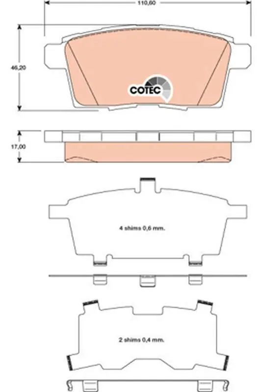 Nowy produkt - KLOCKI HAM. TYLNE MAZDA CX-7 (ER),CX-9