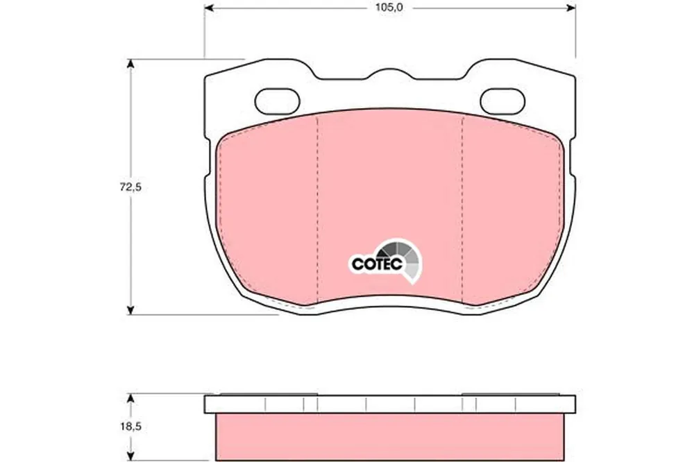 Na stanie - KLOCKI HAM. CARBODIES,LAND ROVER,METROCAB FX FAIRWAY,90/110 (DHMC),DEFEN