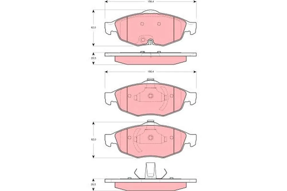 Nowość w asortymencie - KLOCKI HAM. CHRYSLER SEBRING (JR),SEBRING CONVERTIBLE (JR)