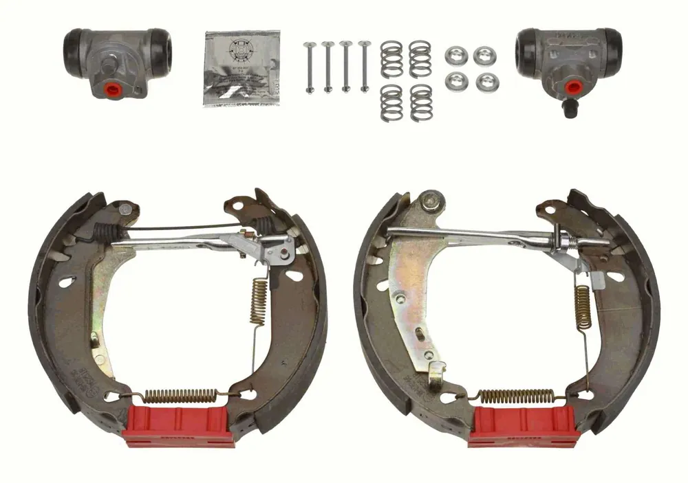 ZESTAW SZCZĘK HAM.+ CYLINDERKI + SPRĘŻ. DACIA,RENAULT LOGAN,CLIO II (BB0/1/2_, CB0/1/2_),CLIO II BOX - Oferta specjalna