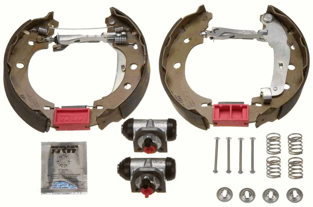 ZESTAW SZCZĘK HAM.+ CYLINDERKI + SPRĘŻ. RENAULT KANGOO (KC0/1_),KANGOO (KW0/1_),KANGOO BOX (FW0/1_), - Produkt wysokiej jakości