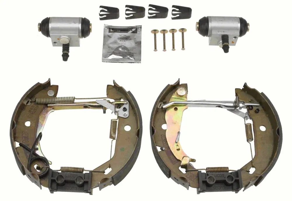 ZESTAW SZCZĘK HAM.+ CYLINDERKI + SPRĘŻ. MERCEDES BENZ A-CLASS (W168) - Premium