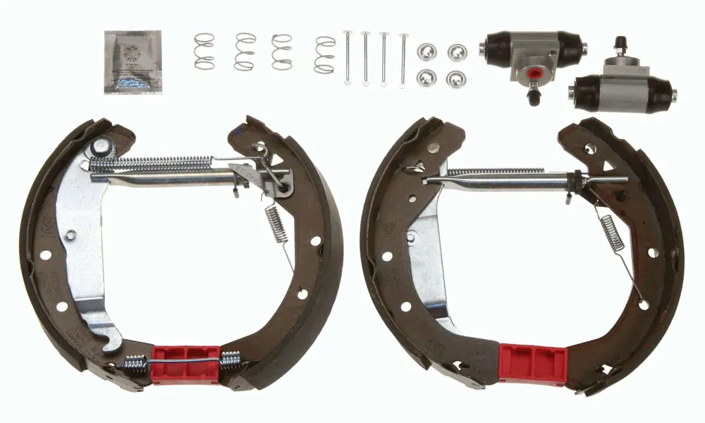 Nowość w asortymencie - ZESTAW SZCZĘK HAM.+ CYLINDERKI + SPRĘŻ. OPEL,VAUXHALL ASTRA F (56_, 57_),ASTRA F BOX (55_),ASTRA F C