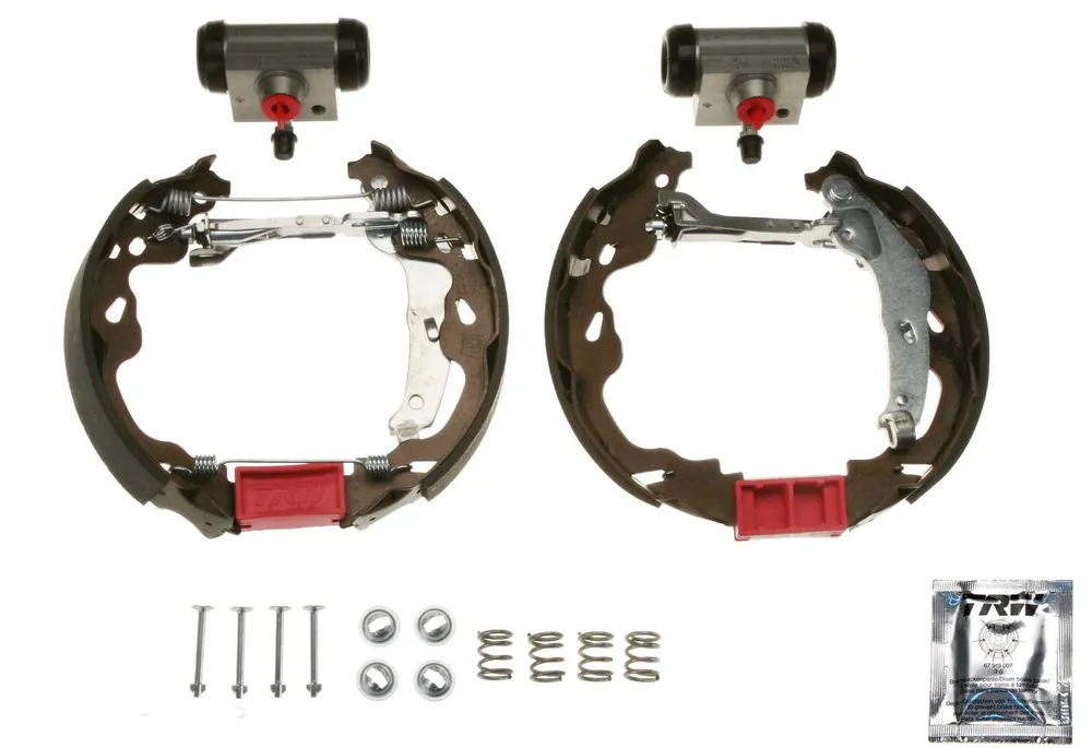 ZESTAW SZCZĘK HAM.+ CYLINDERKI + SPRĘŻ. TOYOTA YARIS (_CP10) - Wysyłka od ręki