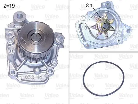 POMPA WODY HONDA CIVIC 1.7 BENZ. 4/2001>6/2006 - Szybka dostawa