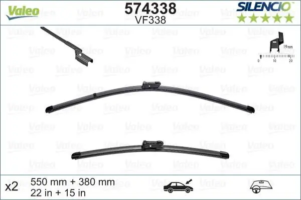 WYCIERACZKA VM338 560+380MM SILENCIO XTRM VM338 X 2 | Outlet