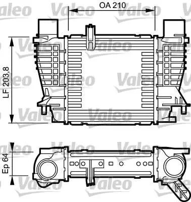 Końcówka zapasów | INTERCOOLER RENAULT MODUS 1.5 DIESEL 9/2004>12/2007
