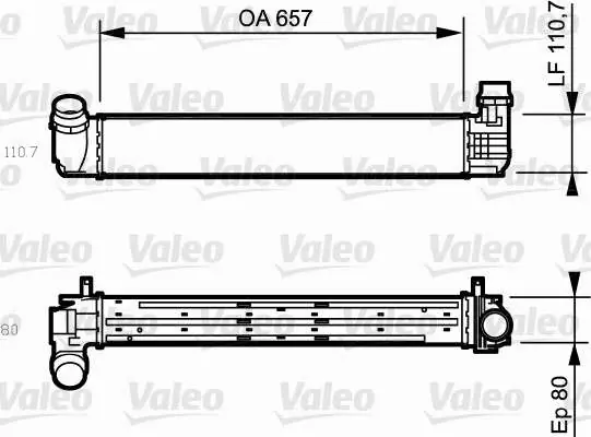 INTERCOOLER RENAULT MEGANE 2.0 BENZ. 6/2009>12/2010 | Ekspresowa wysyłka