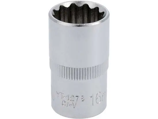 NASADKA 16MM 1/2‘ 12-KĄT. CV KRÓTKA - Ograniczona ilość