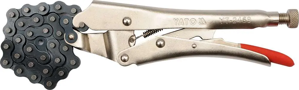 SZCZYPCE ZACISKOWE Z ŁAŃCUCHEM 250MM | Bestseller