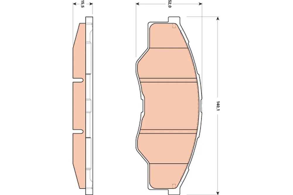 KLOCKI HAM. PRZEDNIE TOYOTA HILUX 06- - Oferta specjalna